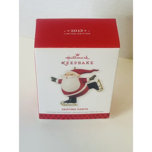 Hallmark Keepsake Ornament Skating Santa Limited Edition (2013) - Picture 2 of 5